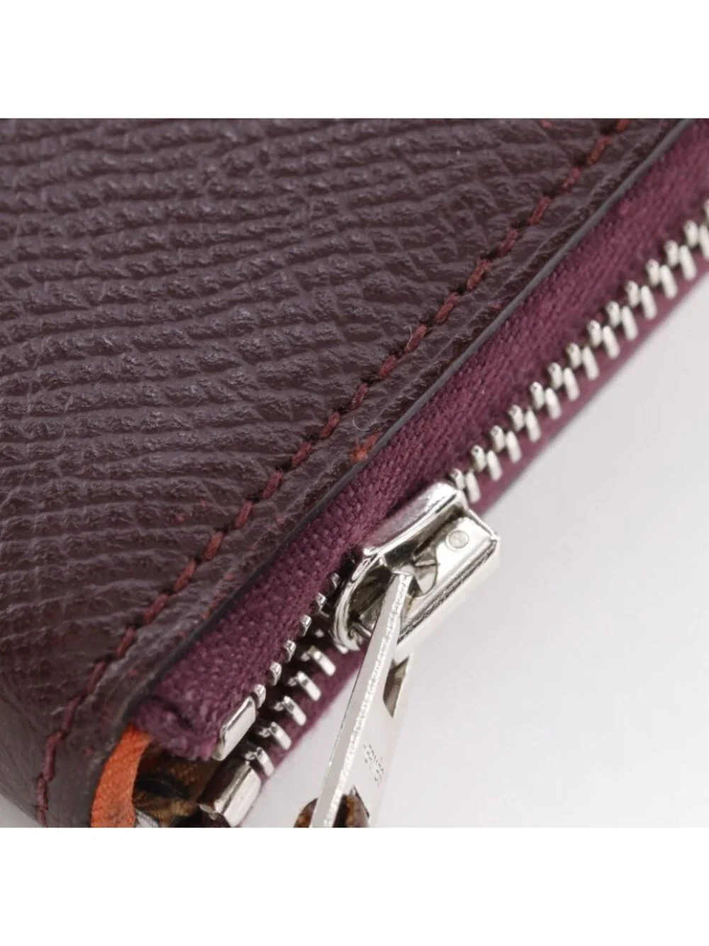 Hermes Azap Long Silk in Veau Winered a Wallet